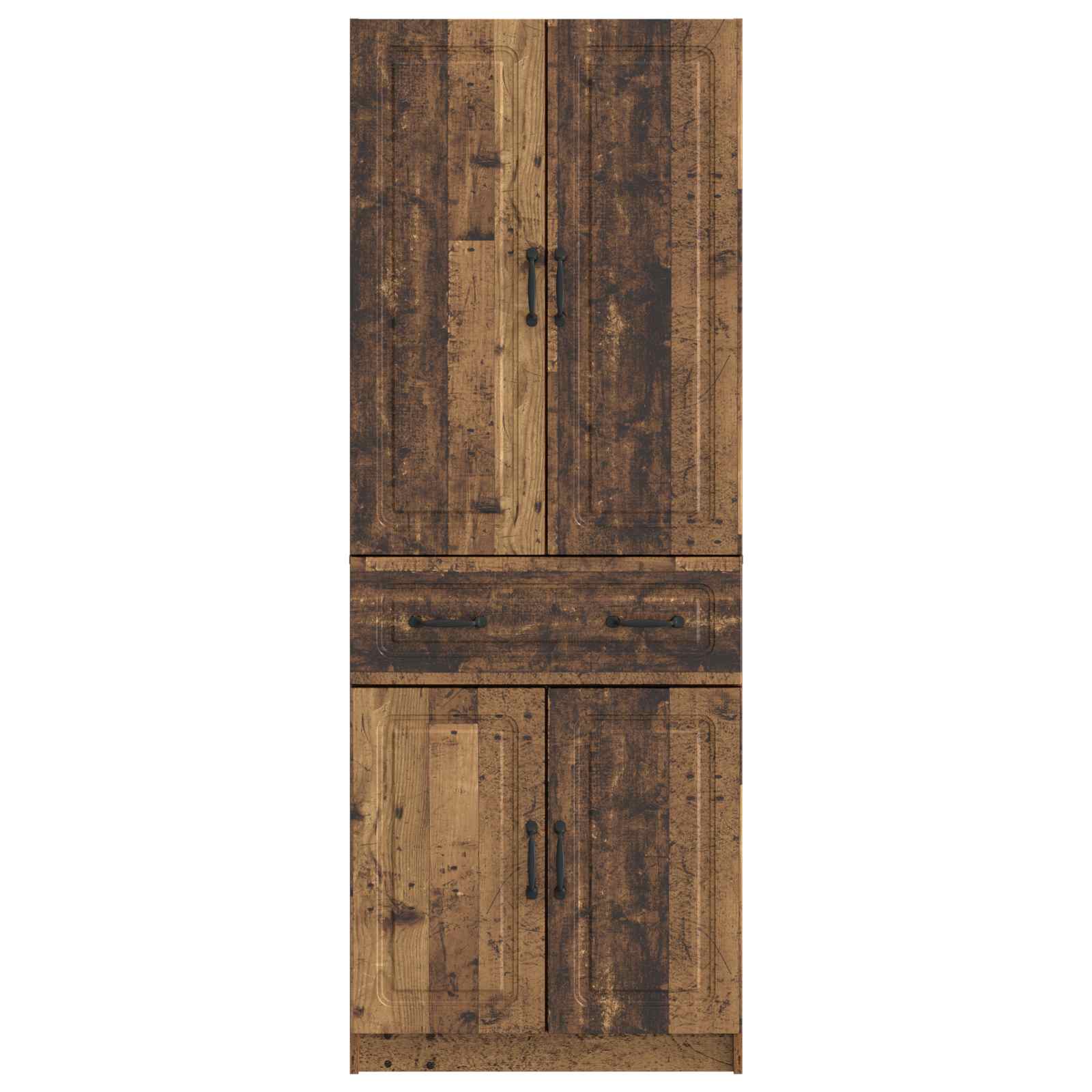 Kastenset 2 st Oud hout Bewerkt hout