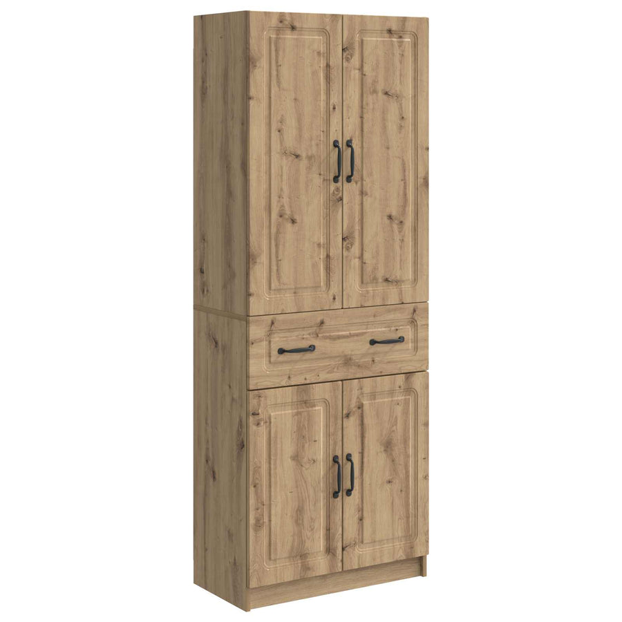 Kastenset 2 st Bewerkt hout