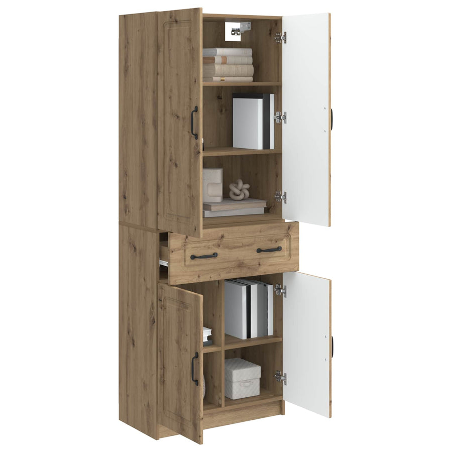 Kastenset 2 st Bewerkt hout