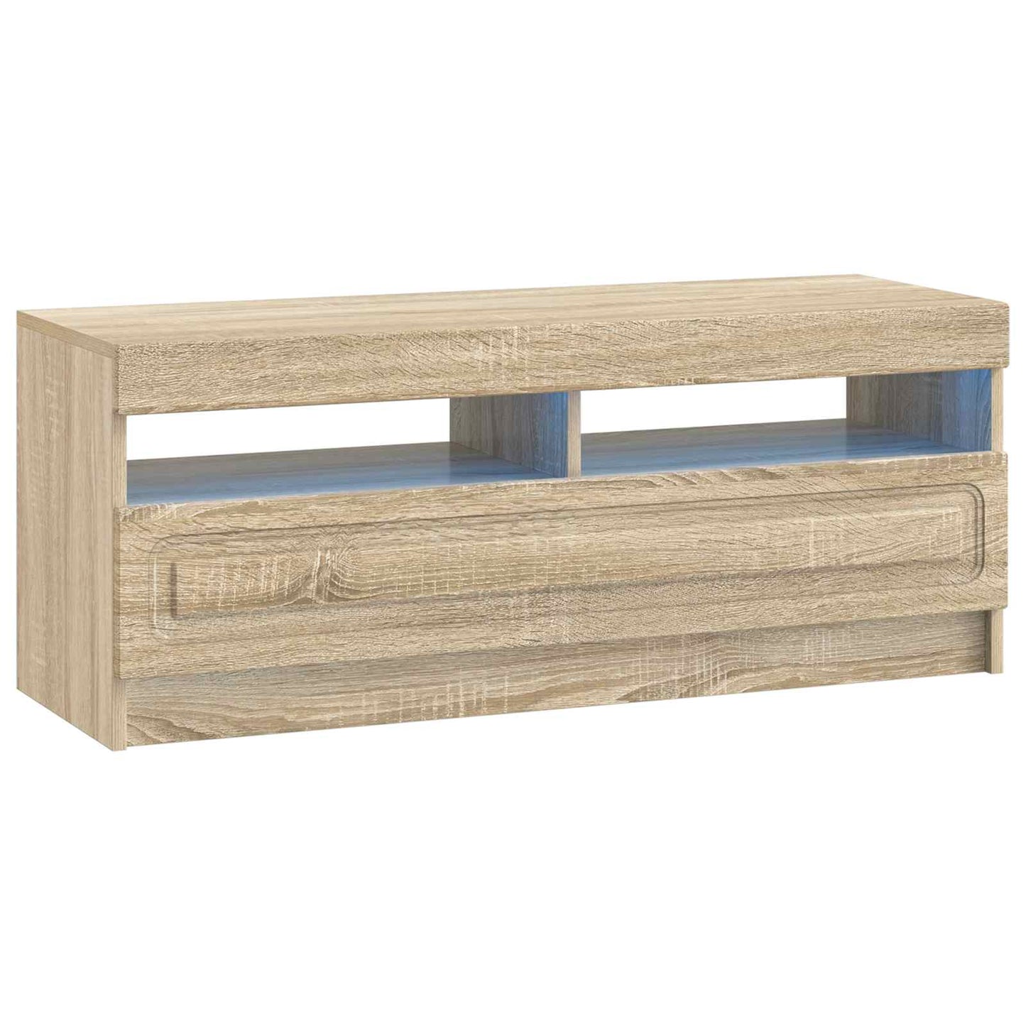 5-delige LED TV-kast Sonoma Eiken Bewerkt hout