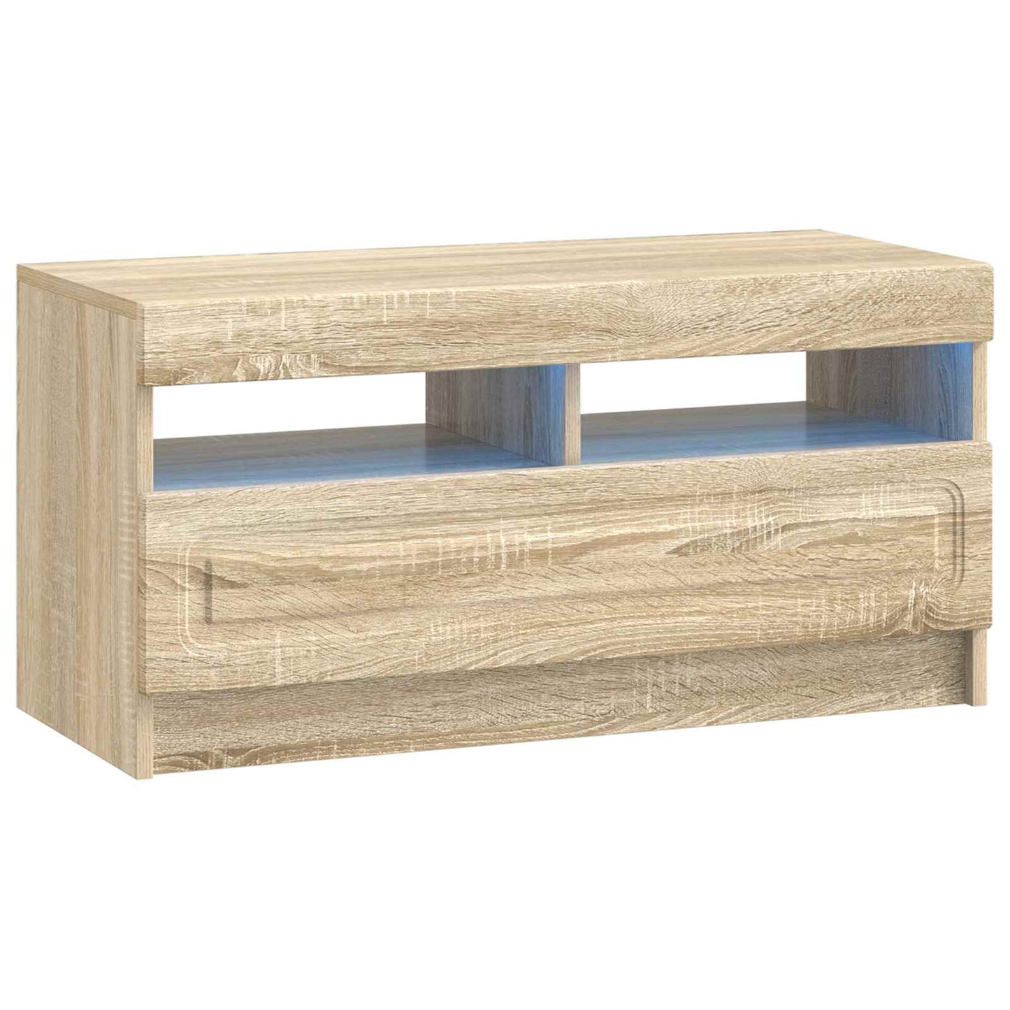 5-delige LED TV-kast Sonoma Eiken Bewerkt hout