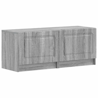 5-delige LED TV-kast Grijs Sonoma Bewerkt hout