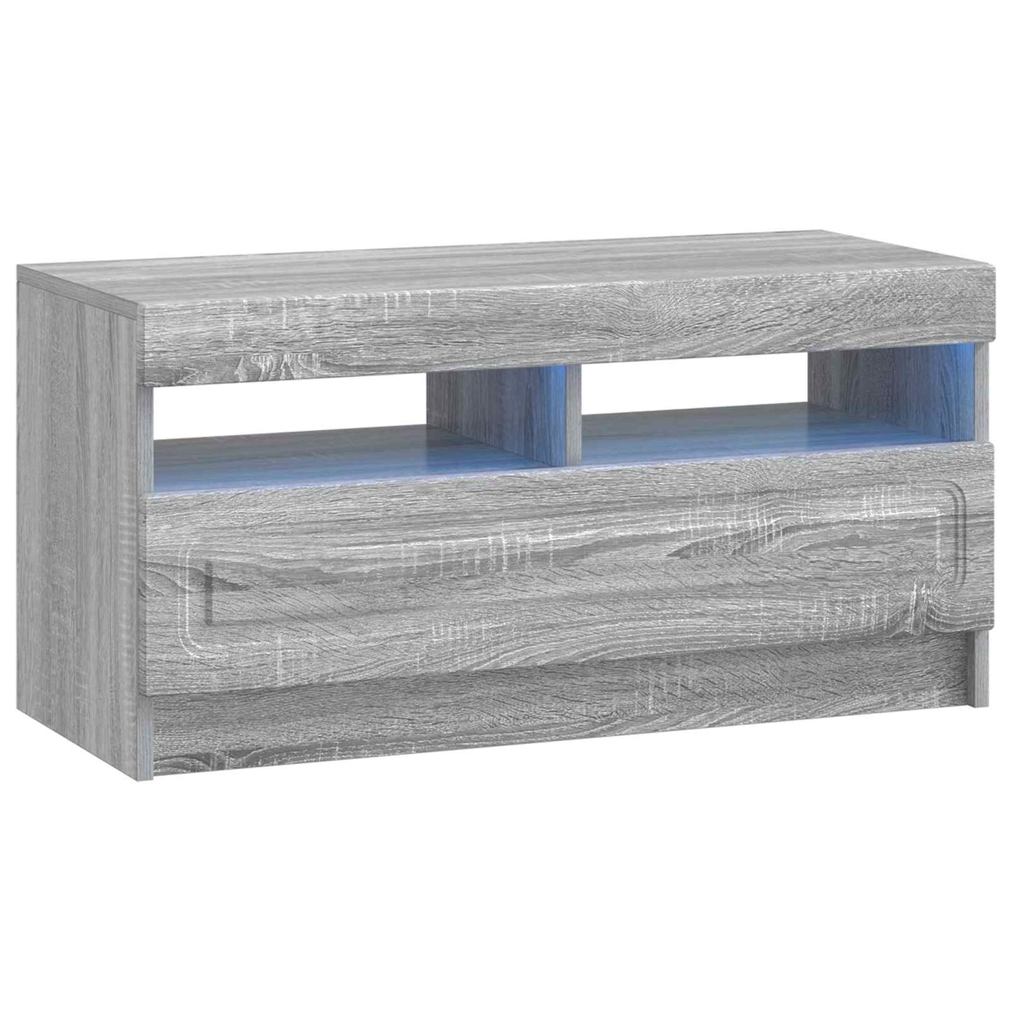 5-delige LED TV-kast Grijs Sonoma Bewerkt hout