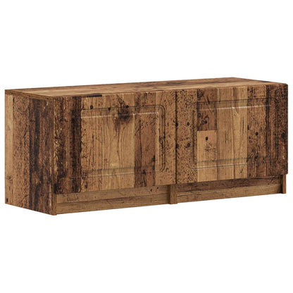 5-delige LED TV-kast Oud hout Bewerkt hout