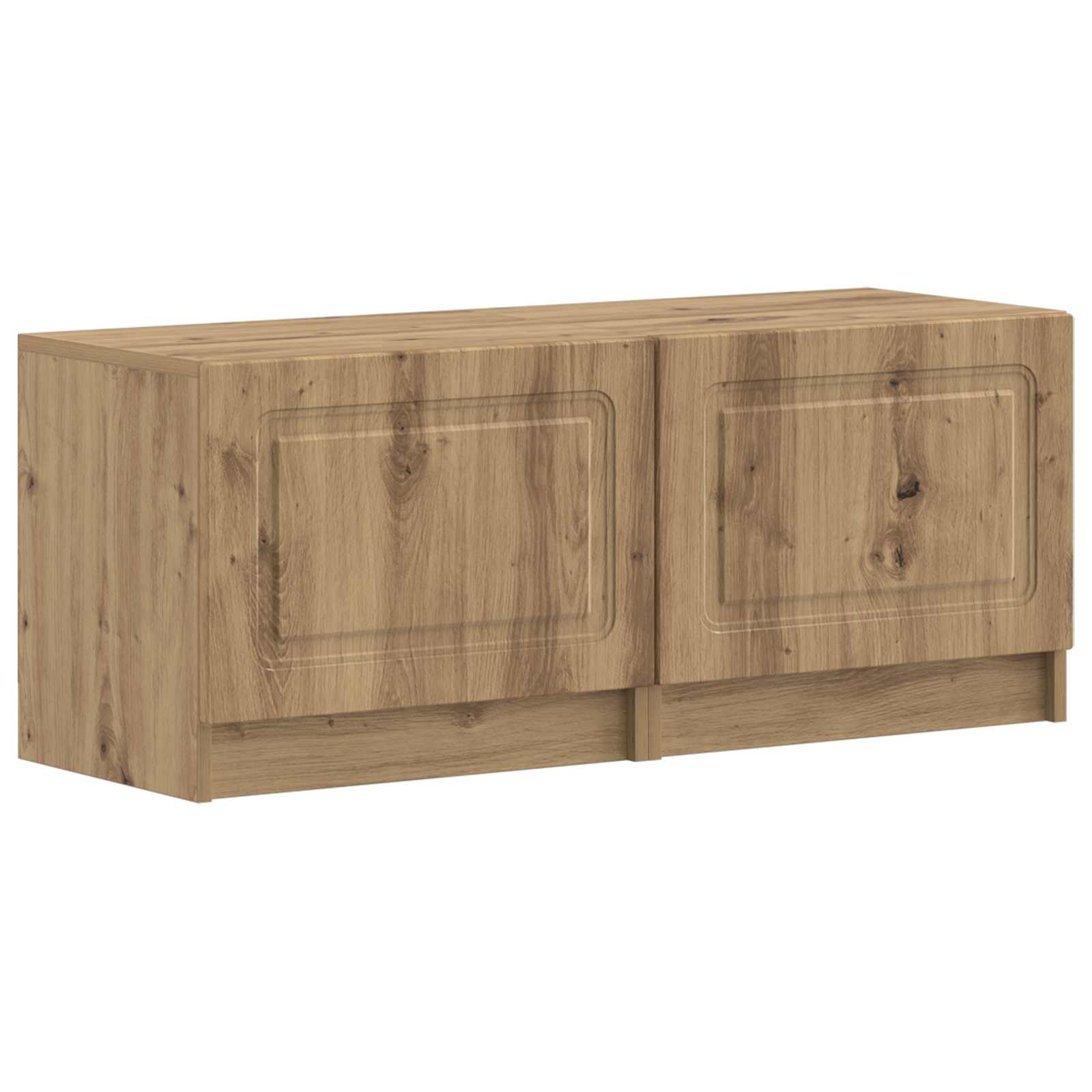 5-delige LED TV-kast Artisanaal eiken Bewerkt hout