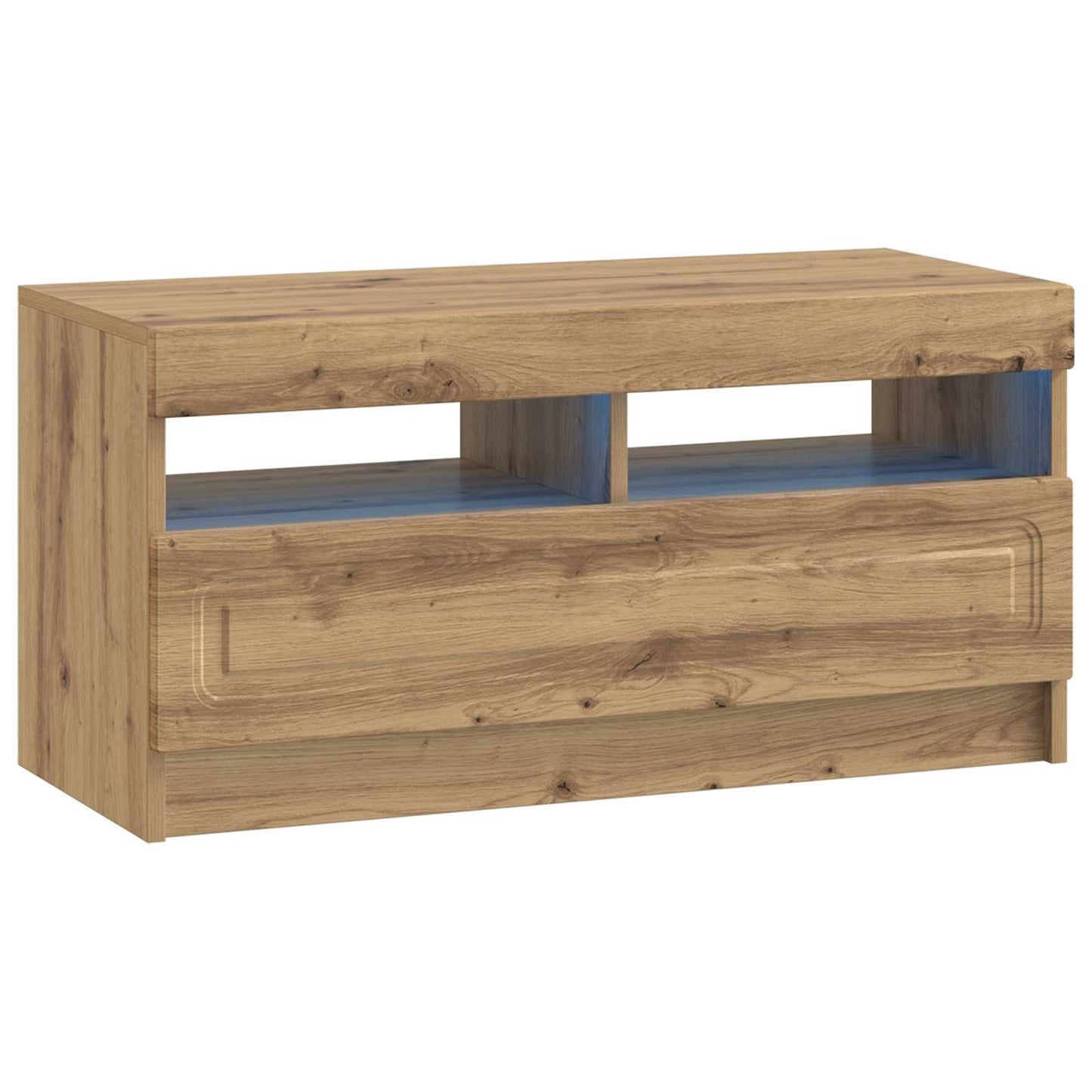 5-delige LED TV-kast Artisanaal eiken Bewerkt hout