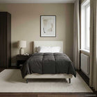 Summer Duvet Quilted Anthracite 140 x 200 cm Microfiber