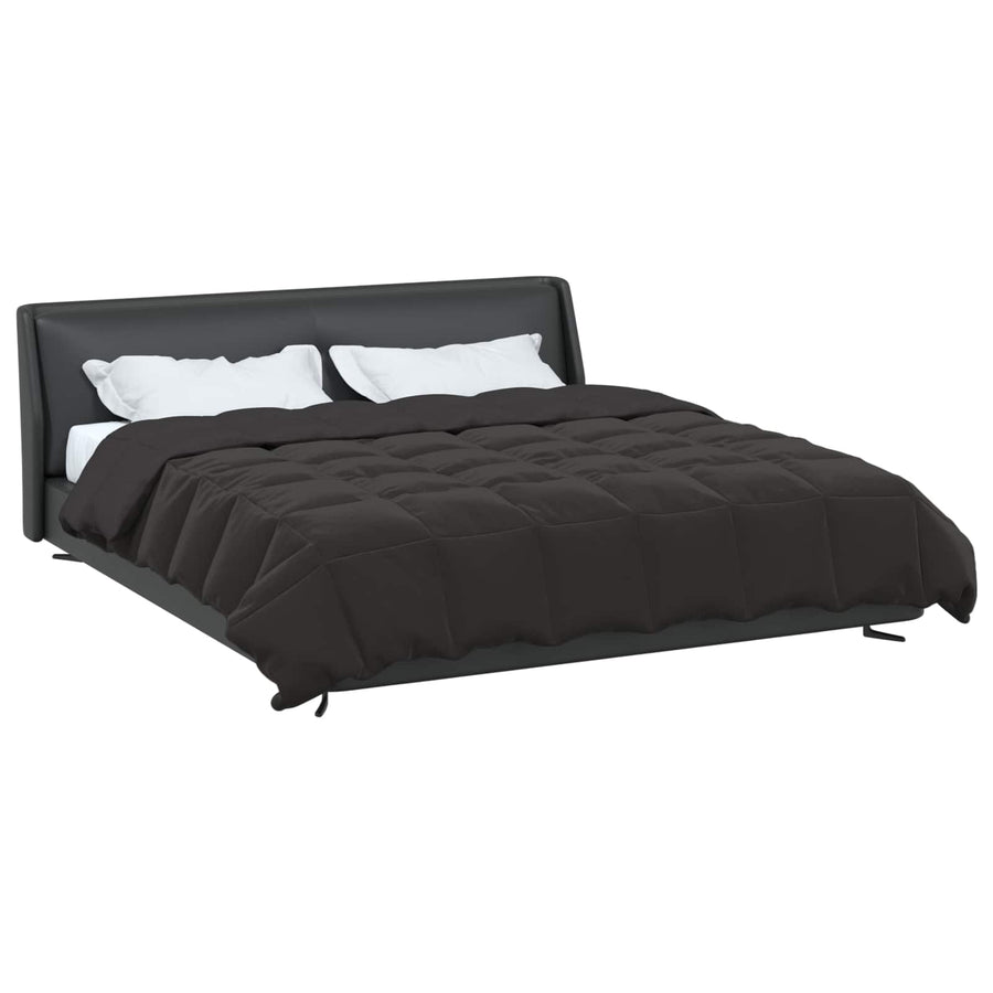 Zomer Dekbed Gekwilt Antraciet 200 x 240 cm Microfiber