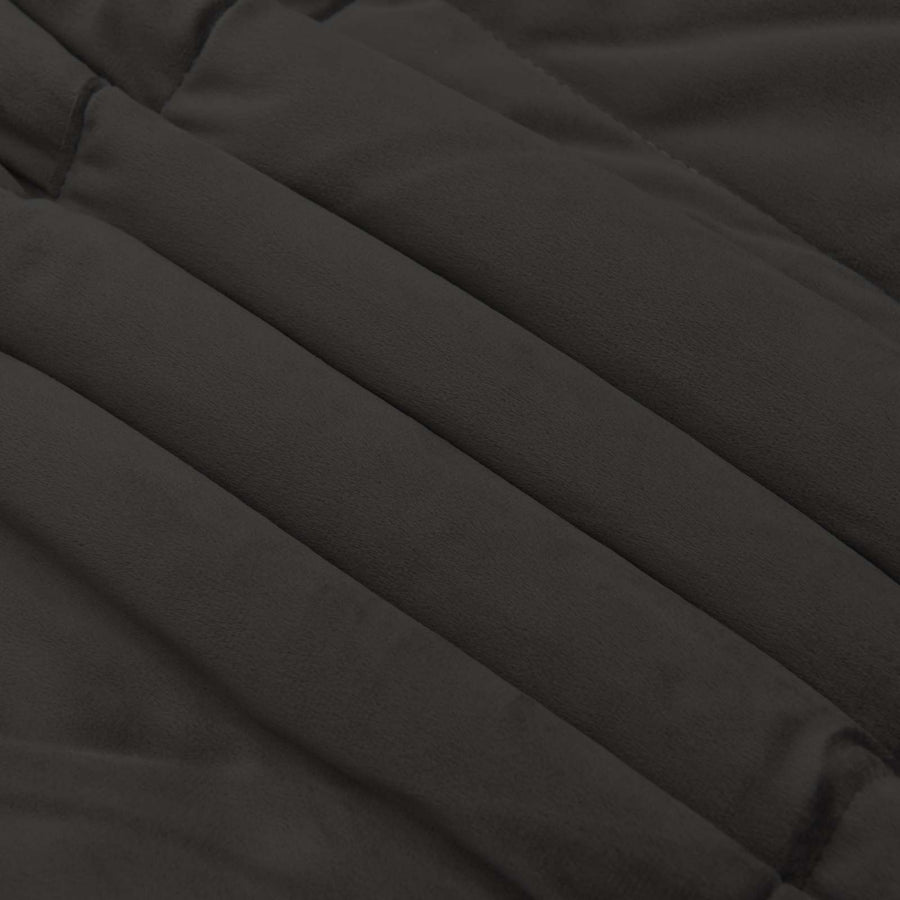 Zomerdekbed Gekwilt Antraciet 220 x 240 cm Microfiber