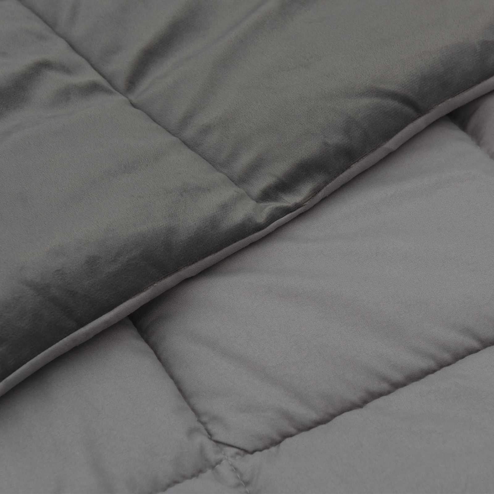 Zomer Dekbed Gekwilt Lichtgrijs 200 x 200 cm Microfiber