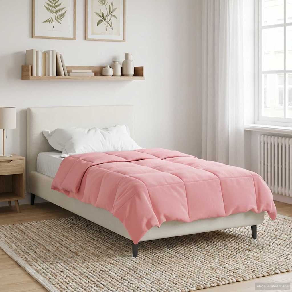 Zomer Dekbed Gekwilt Roze 135 x 200 cm Microfiber