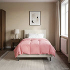 Summer Duvet Quilted Pink 155 x 200 cm Microfiber