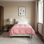 Zomerdekbed roze 155x200 cm microfiber