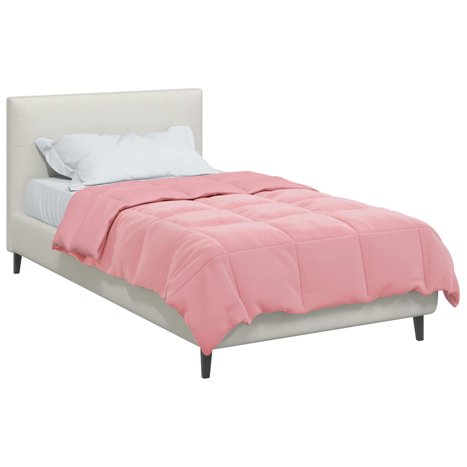Zomer Dekbed Gekwilt Roze 155 x 200 cm Microfiber