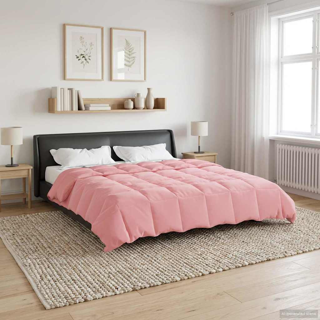 Zomer Dekbed Gekwilt Roze 200 x 200 cm Microfiber