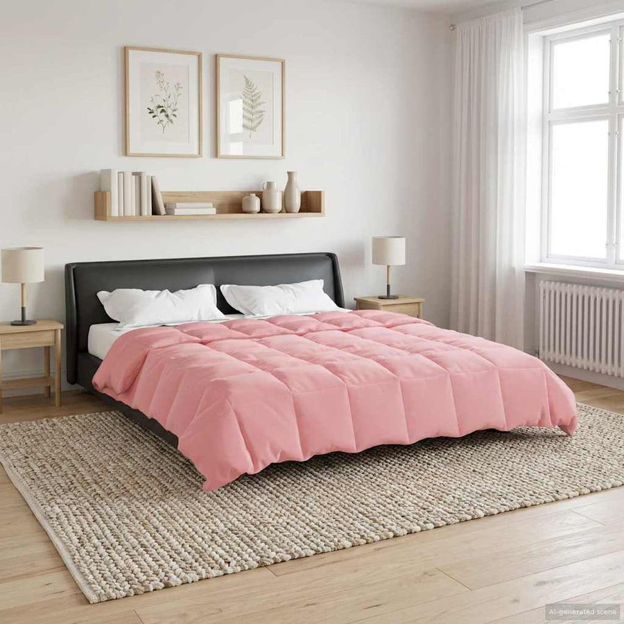 Zomer Dekbed Gekwilt Roze 200 x 200 cm Microfiber