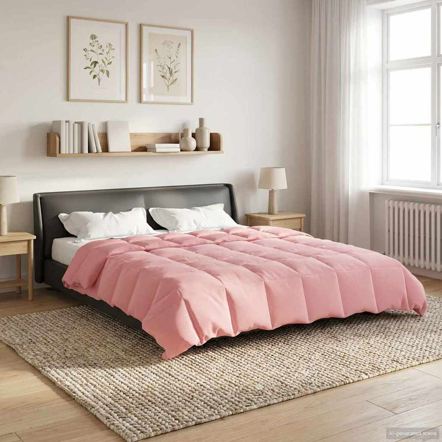Zomer Dekbed Gekwilt Roze 200 x 240 cm Microfiber