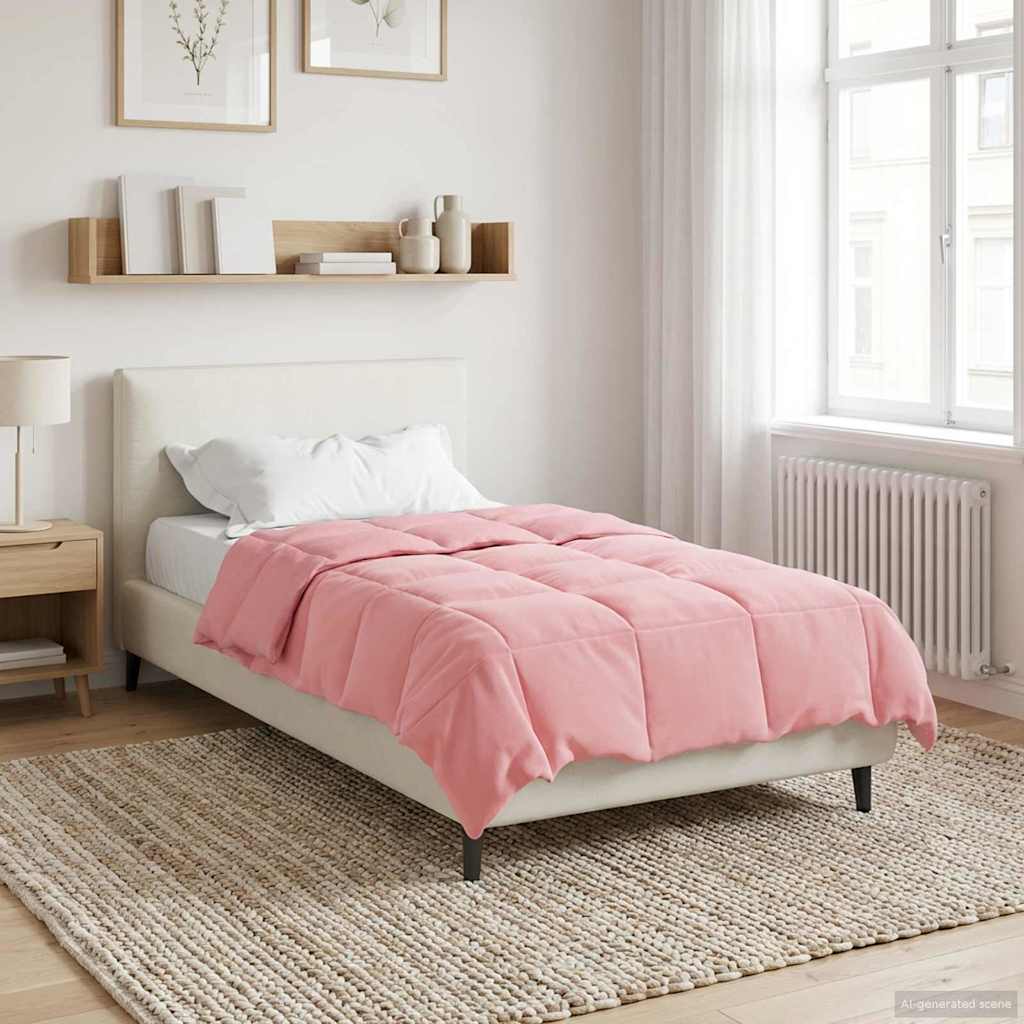 Zomer Dekbed Gekwilt Roze 140 x 220 cm Microfiber