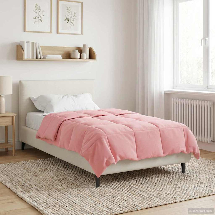 Zomer Dekbed Gekwilt Roze 155 x 220 cm Microfiber
