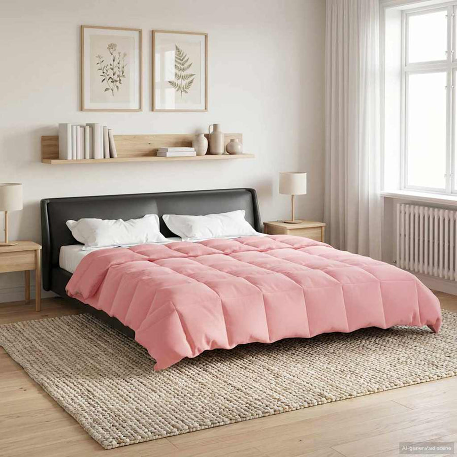 Zomer Dekbed Gekwilt Roze 200 x 220 cm Microfiber