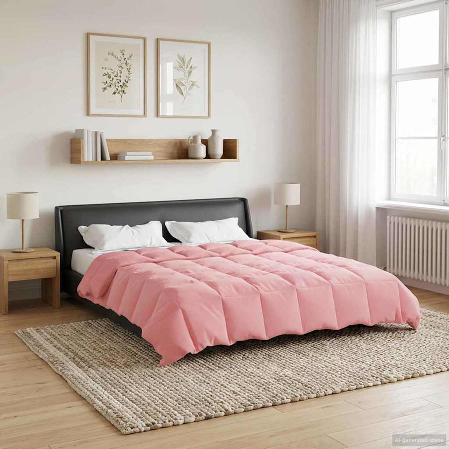 Zomer Dekbed Gekwilt Roze 220 x 260 cm Microfiber