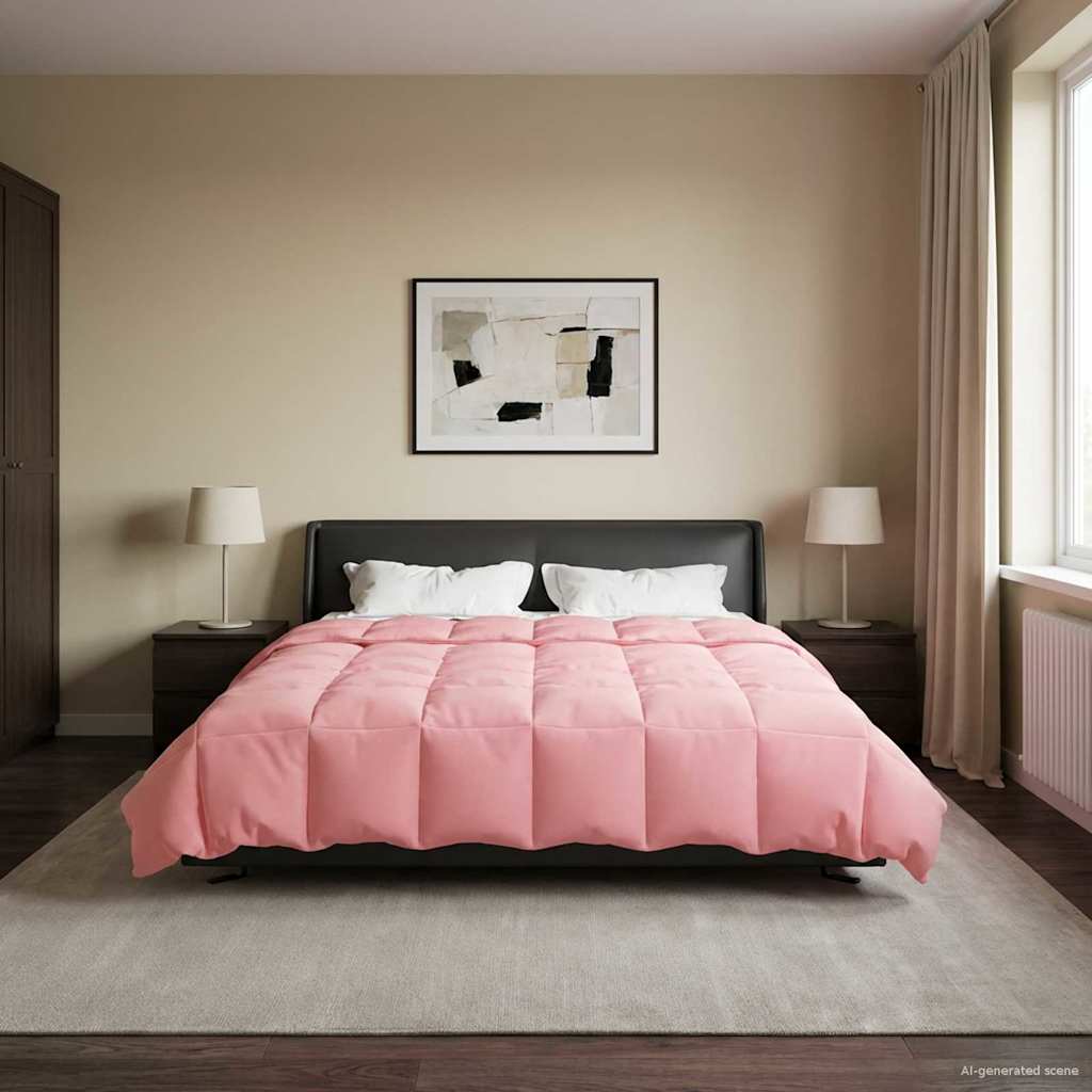 Zomer Dekbed Gekwilt Roze 220 x 260 cm Microfiber