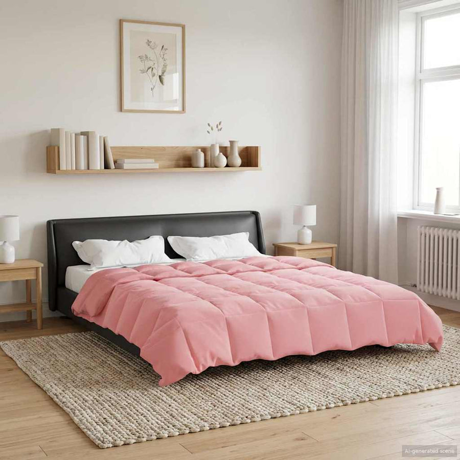 Zomer Dekbed Gekwilt Roze 240 x 260 cm Microfiber