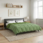 Summer Quilted Duvet Green 200 x 240 cm Microfiber