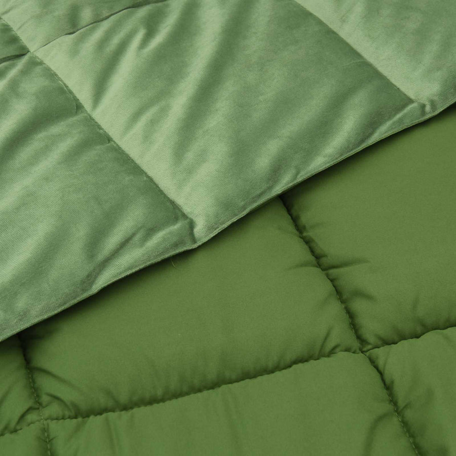 Zomer Dekbed Gekwilt Groen 140 x 220 cm Microfiber