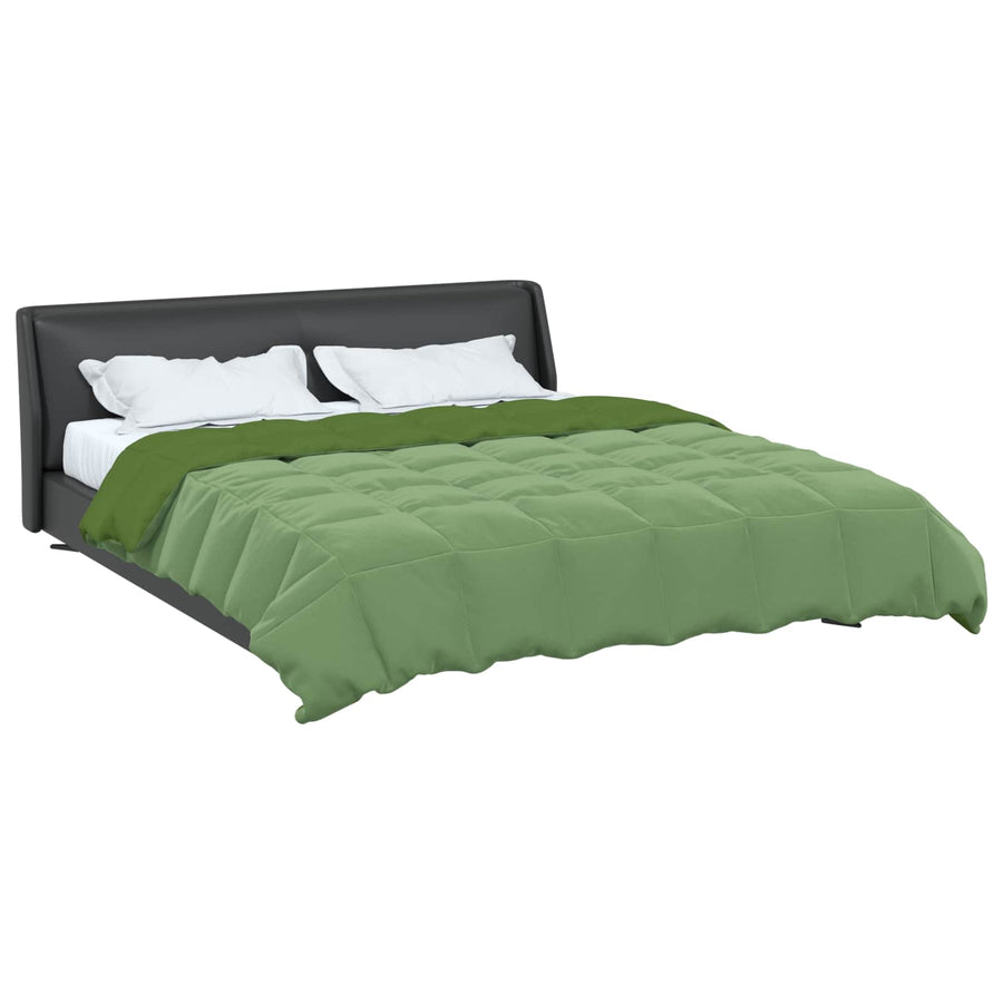 Zomer Dekbed Gekwilt Groen 200 x 220 cm Microfiber