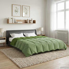 Summer Duvet Quilted Green 240 x 260 cm Microfiber