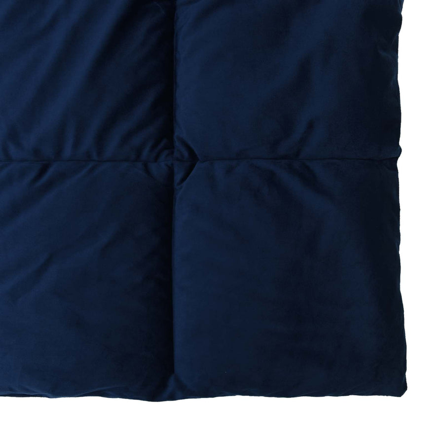 Zomer Dekbed Gekwilt Donkerblauw 140 x 200 cm Microfiber