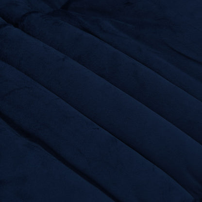 Zomer Dekbed Gekwilt Donkerblauw 220 x 240 cm Microfiber