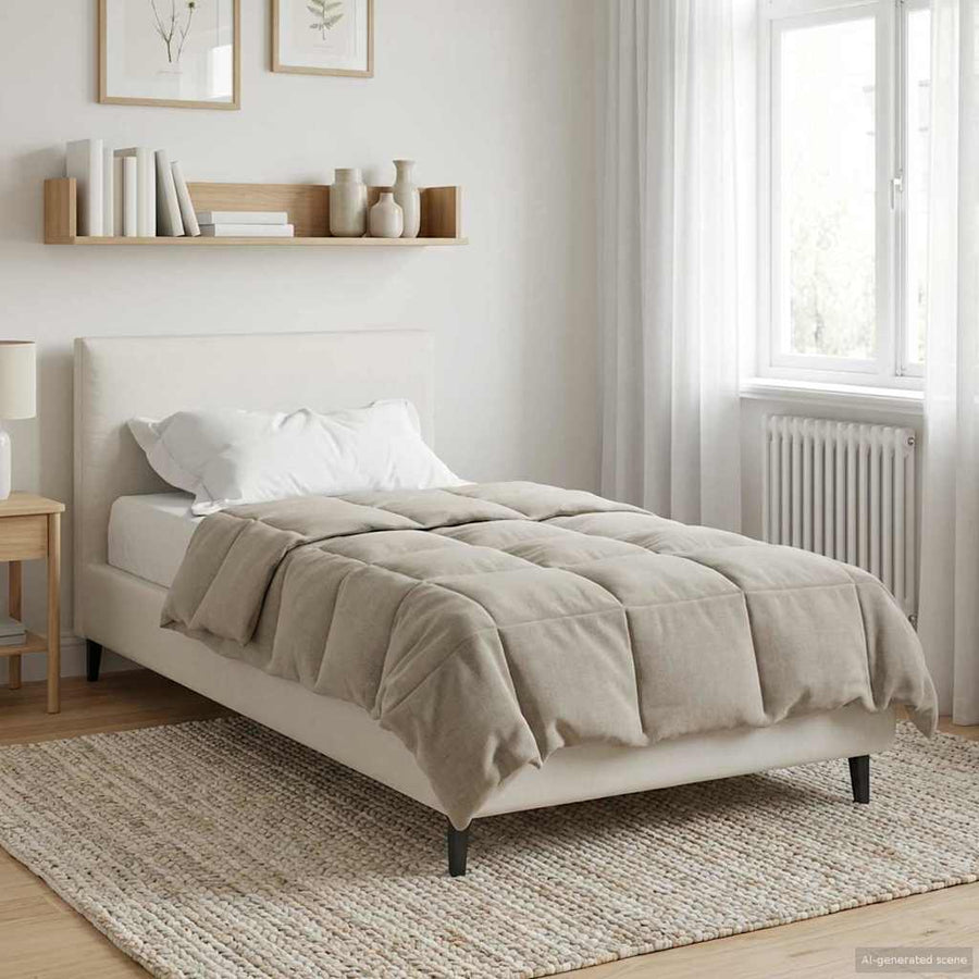 Zomer Dekbed Gekwilt Crème 135 x 200 cm Microfiber