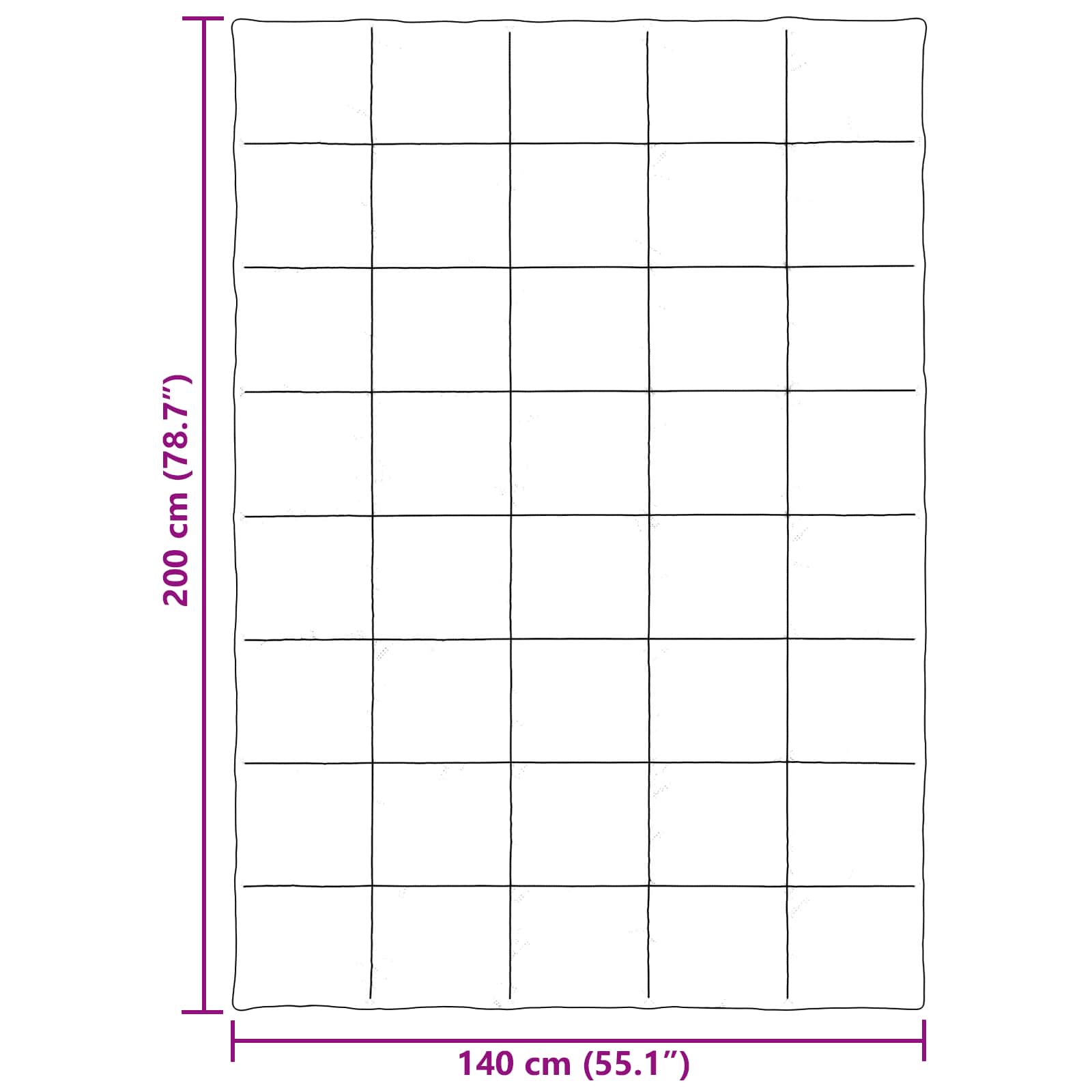 Zomer Dekbed Gekwilt Crème 140 x 200 cm Microfiber