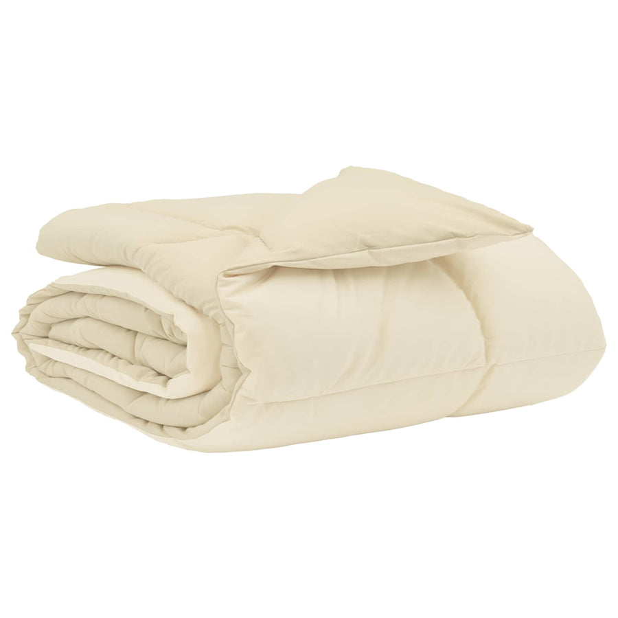 Zomer Dekbed Gekwilt Crème 200 x 240 cm Microfiber