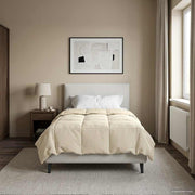 Zomerdekbed microfiber crème 140x220 cm