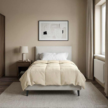Zomer Dekbed Gekwilt Crème 140 x 220 cm Microfiber