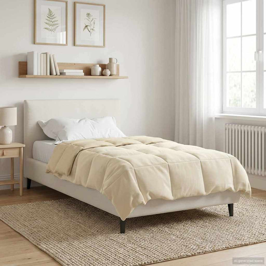 Zomer Dekbed Gekwilt Crème 155 x 220 cm Microfiber