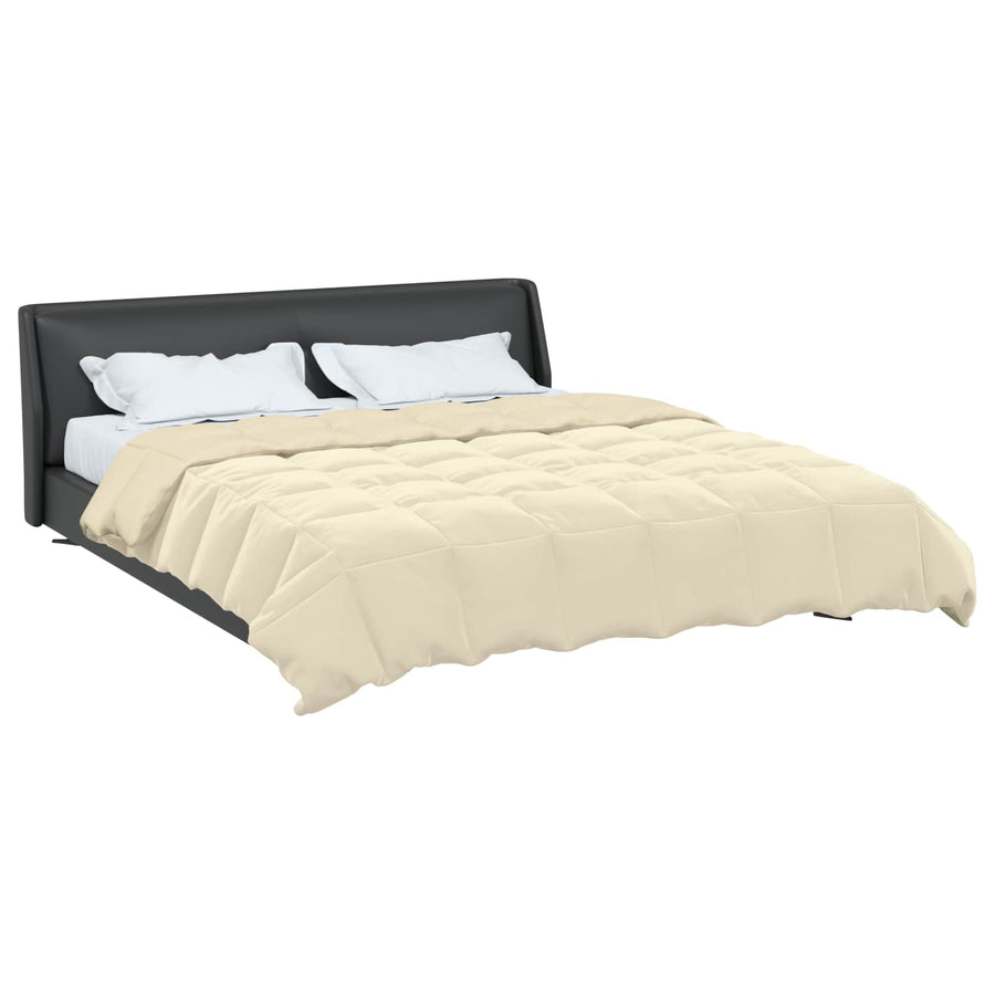 Zomer Dekbed Gekwilt Crème 220 x 240 cm Microfiber