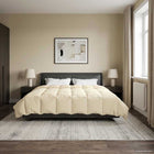 Summer Quilt Cream 240 x 260 cm Microfiber