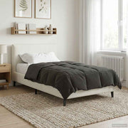 Dekbed 135x200 cm microfiber antraciet
