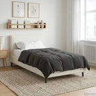 All-Season Quilted Duvet Anthracite 140 x 220 cm Microfiber
