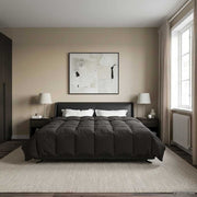 Dekbed 220x260 cm microfiber antraciet