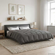 Dekbed 220x240 cm microfiber lichtgrijs