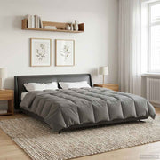 Dekbed 220x260 cm microfiber lichtgrijs
