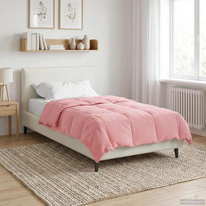 Vol jaar dekbed Gekwilt Roze 140 x 200 cm Microfiber