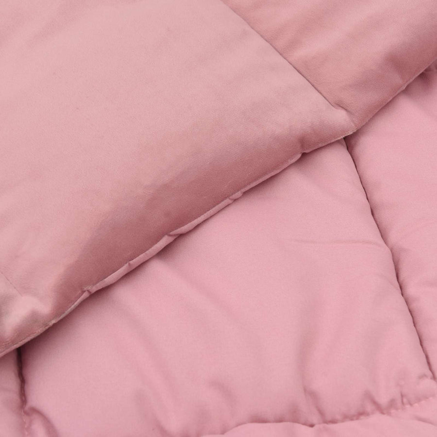 Vol jaar dekbed Gekwilt Roze 240 x 260 cm Microfiber