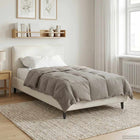 Dekbed 135x200 cm microfiber groen