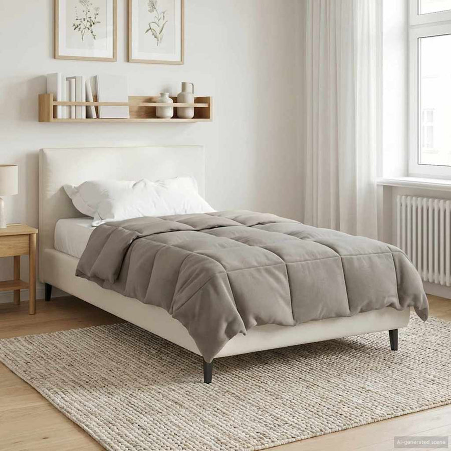 Vol jaar dekbed Gekwilt Groen 135 x 200 cm Microfiber